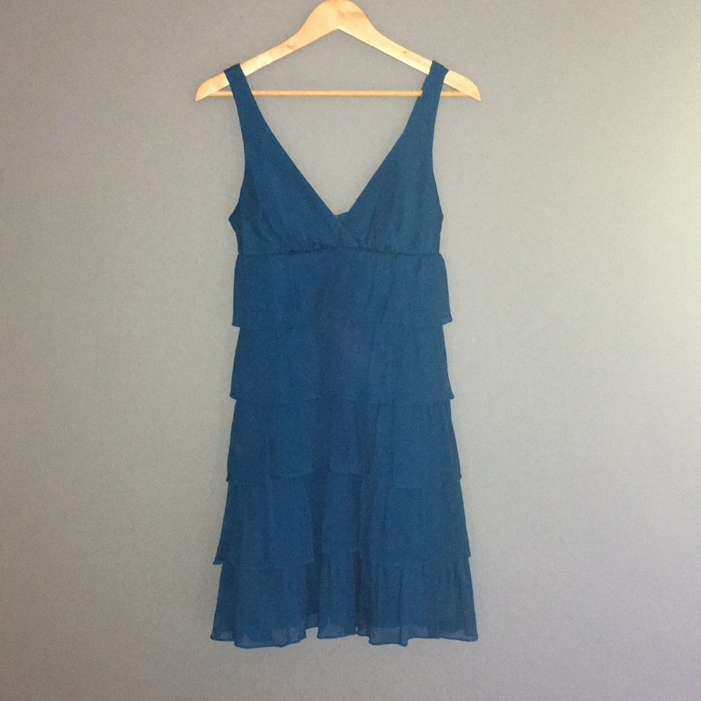 NWOT J. Crew Azure Silk Dress